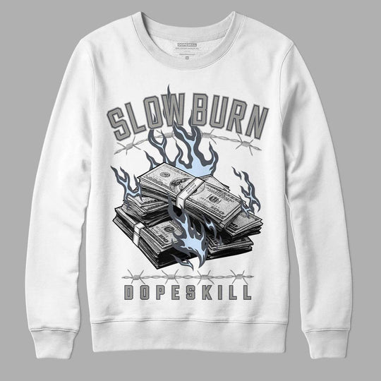 Cool Grey 6s DopeSkill Sweatshirt Slow Burn Graphic