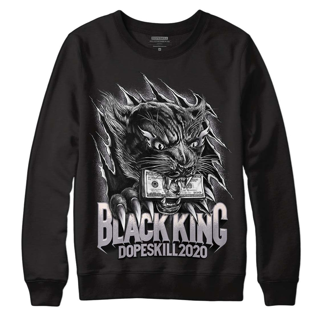 Cement Grey 2s DopeSkill Sweatshirt Black King Graphic