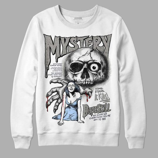 Cool Grey 6s DopeSkill Sweatshirt Mystery Ghostly Grasp Graphic