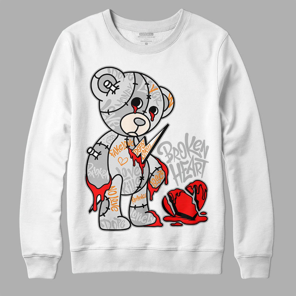 Dunk Cool Grey DopeSkill Sweatshirt Broken Heart Graphic