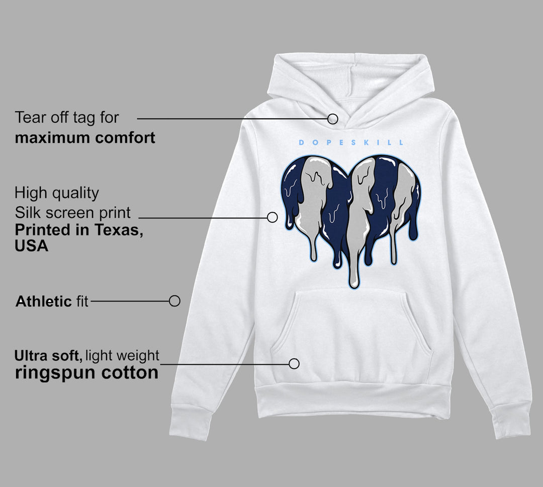 Georgetown 6s DopeSkill Hoodie Sweatshirt Slime Drip Heart Graphic