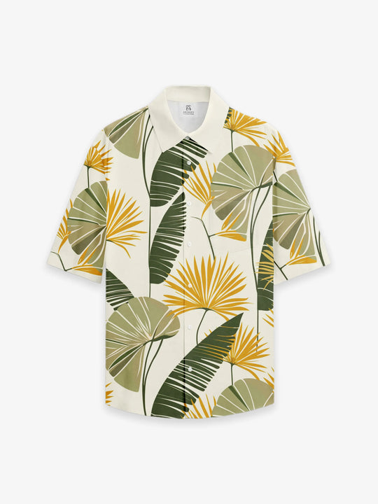 Breezy Hawaiian Short-Sleeve Shirt in Island Bloom