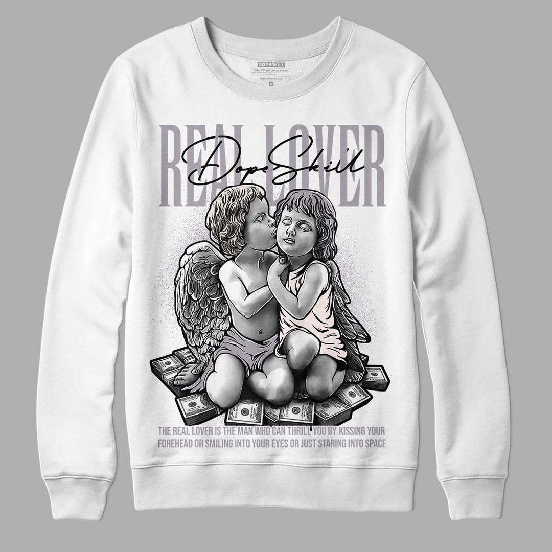 Cement Grey 2s DopeSkill Sweatshirt Real Lover Graphic