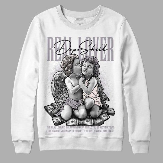 Cement Grey 2s DopeSkill Sweatshirt Real Lover Graphic