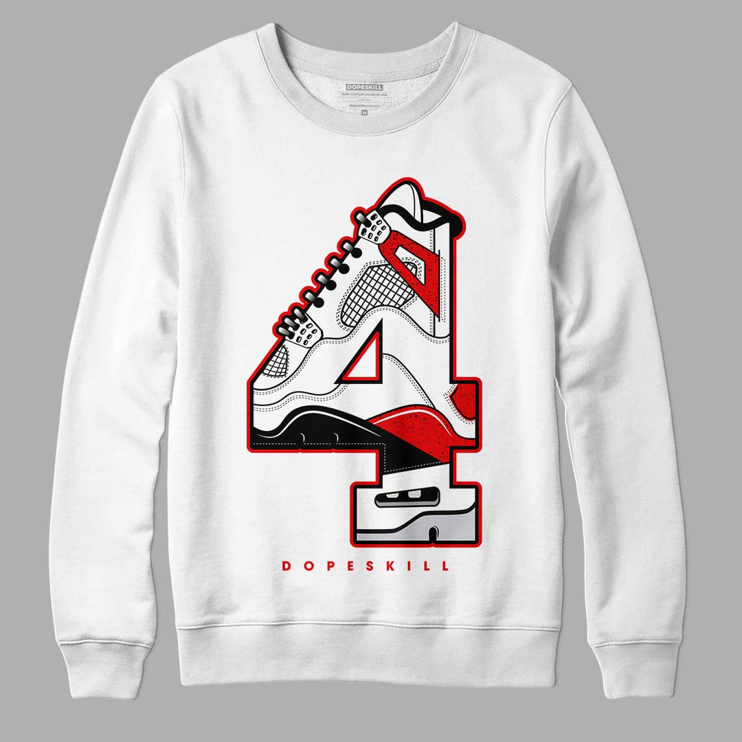 Red Cement 4S DopeSkill Sweatshirt No.4 Graphic