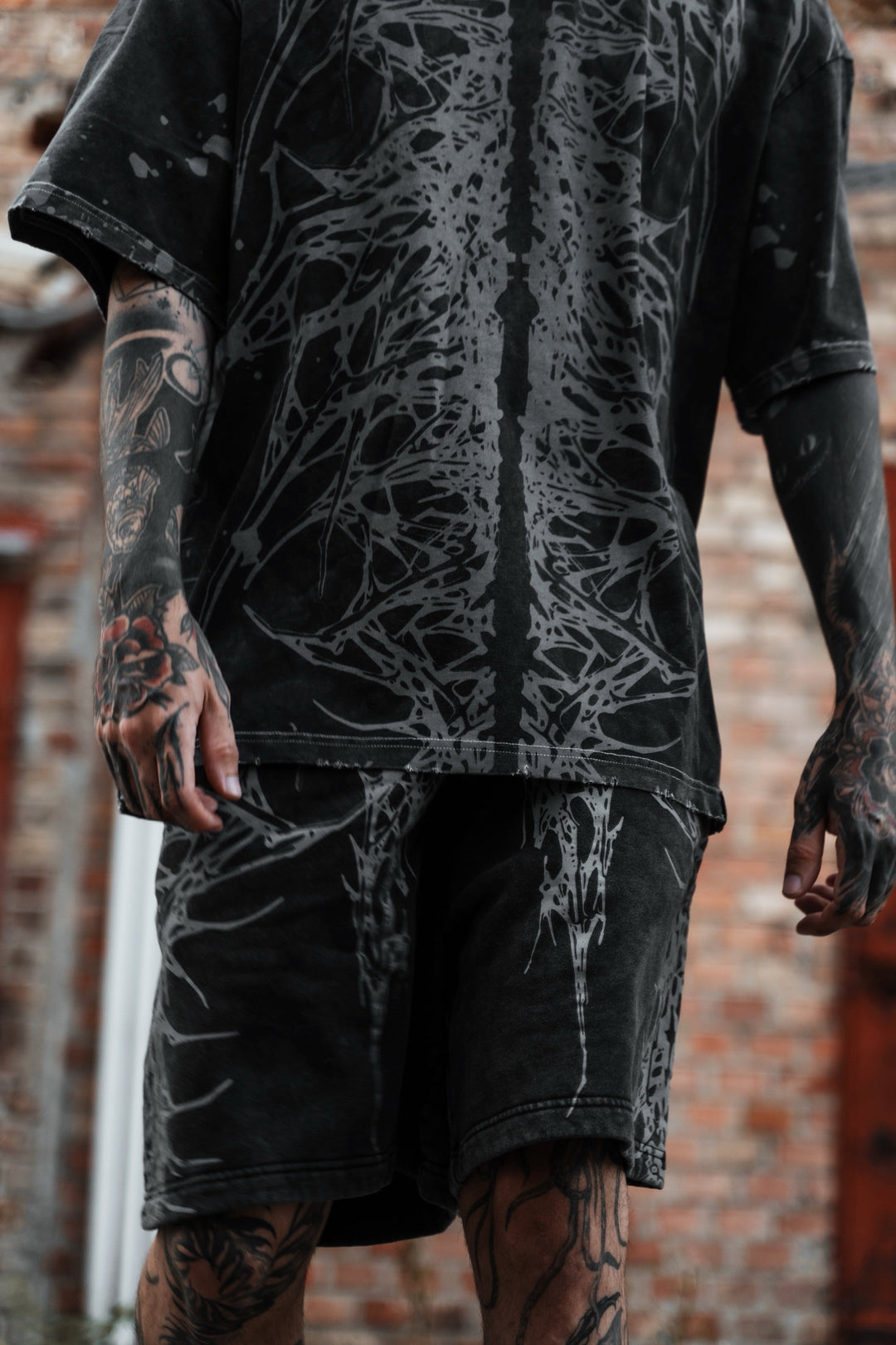 Emperor Of Radiance 3.0 - Dark Edition - Heavy Oversized T-Shirt Acid Washed 250GSM