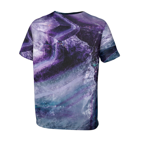 Mineral Stone Fluorite Crystal T-Shirt