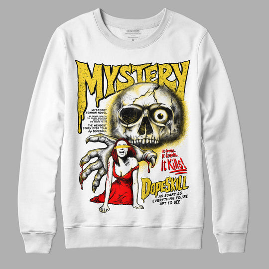 Black Tour Yellow AJ 4 Thunder DopeSkill Sweatshirt Mystery Ghostly Grasp Graphic