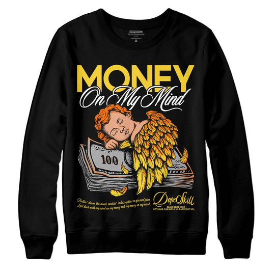 Black Tour Yellow AJ 4 Thunder DopeSkill Sweatshirt MOMM Graphic