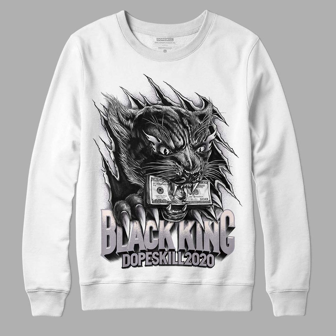 Cement Grey 2s DopeSkill Sweatshirt Black King Graphic