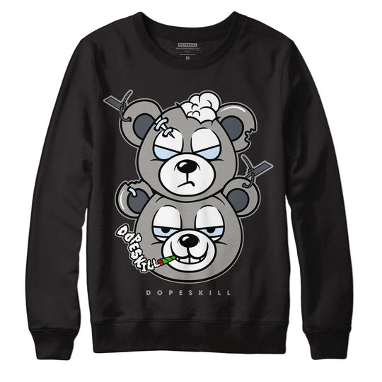 Cool Grey 6s DopeSkill Sweatshirt New Double Bear Graphic