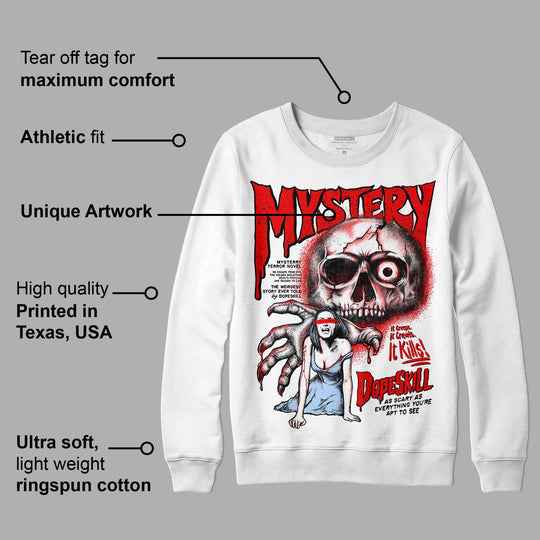 Cherry 11s DopeSkill Sweatshirt Mystery Ghostly Grasp Graphic