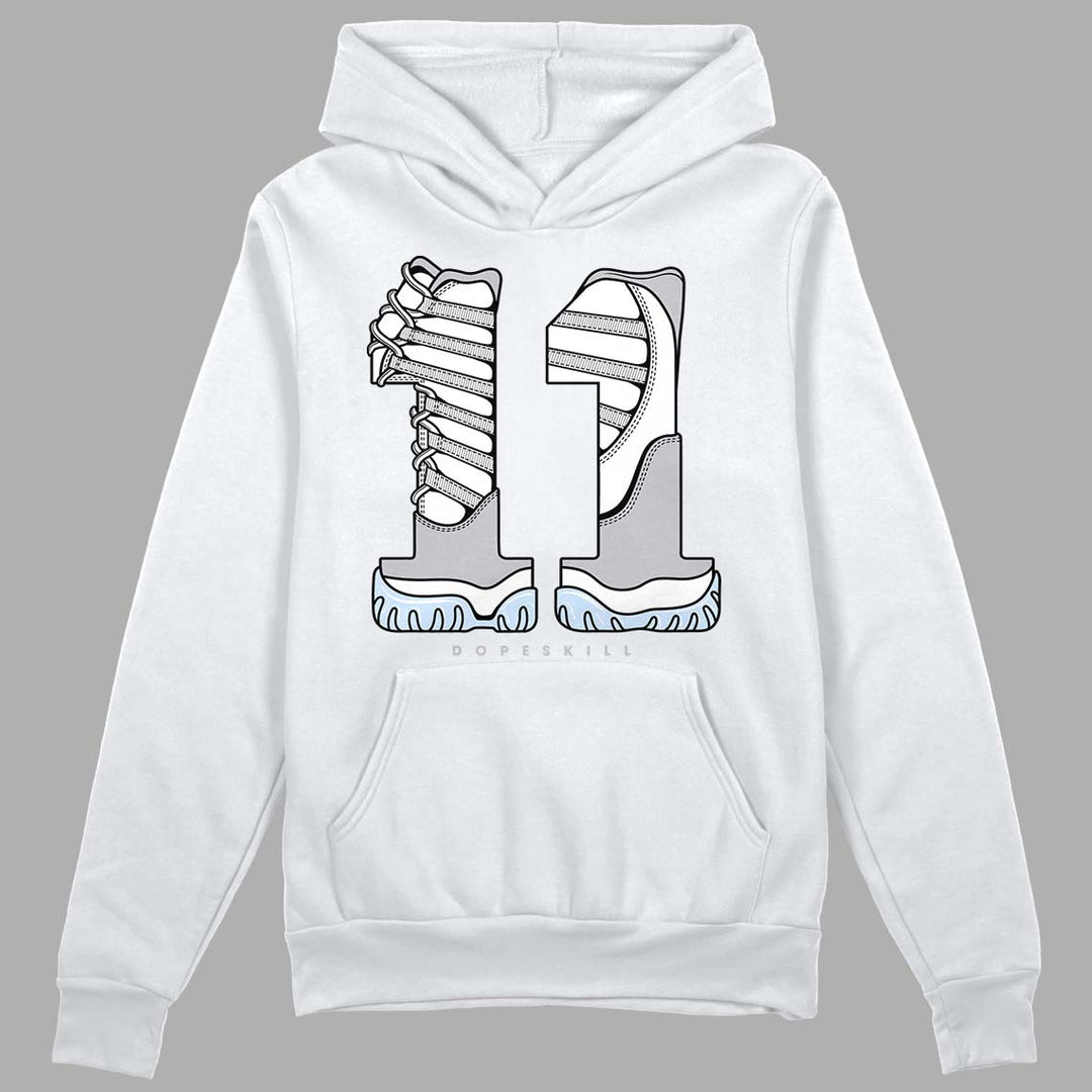 Cement Grey 11s DopeSkill Hoodie Sweatshirt No.11 Graphic