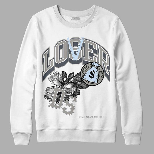 Cool Grey 6s DopeSkill Sweatshirt Loser Lover Graphic