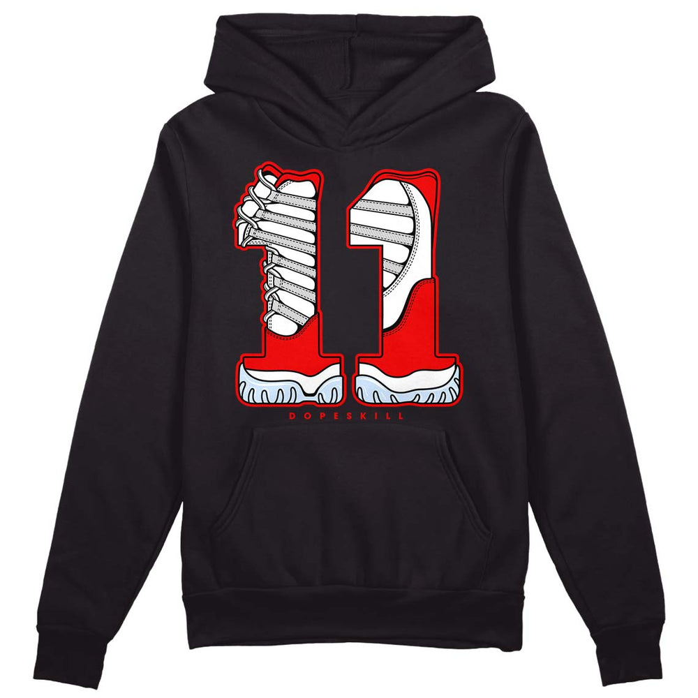 Cherry 11s DopeSkill Hoodie Sweatshirt No.11 Graphic