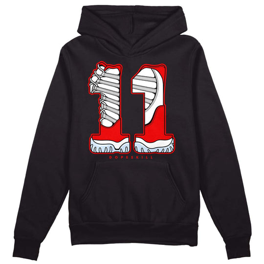 Cherry 11s DopeSkill Hoodie Sweatshirt No.11 Graphic