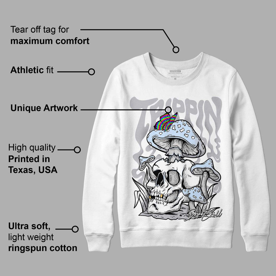 Cement Grey 11s DopeSkill Sweatshirt Trippin Graphic