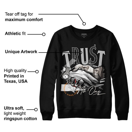 Dunk Cool Grey DopeSkill Sweatshirt Trust No One Graphic