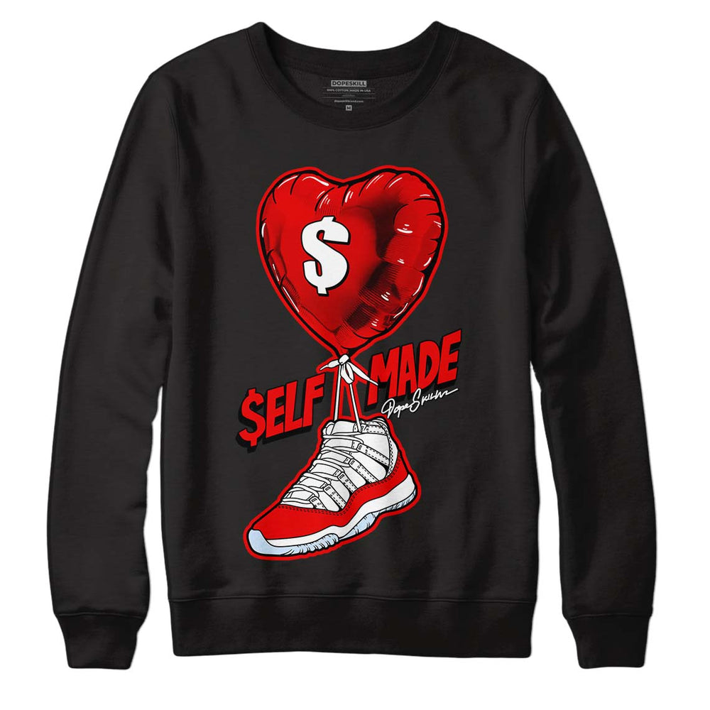 Cherry 11s DopeSkill Sweatshirt Self Made Graphic