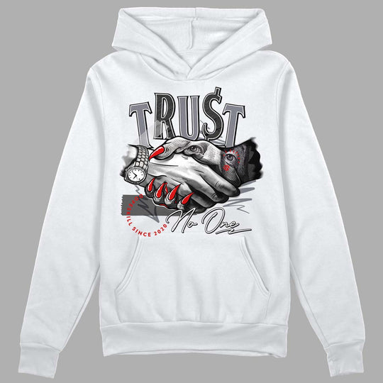 Fire Red 9s DopeSkill Hoodie Sweatshirt Trust No One Graphic