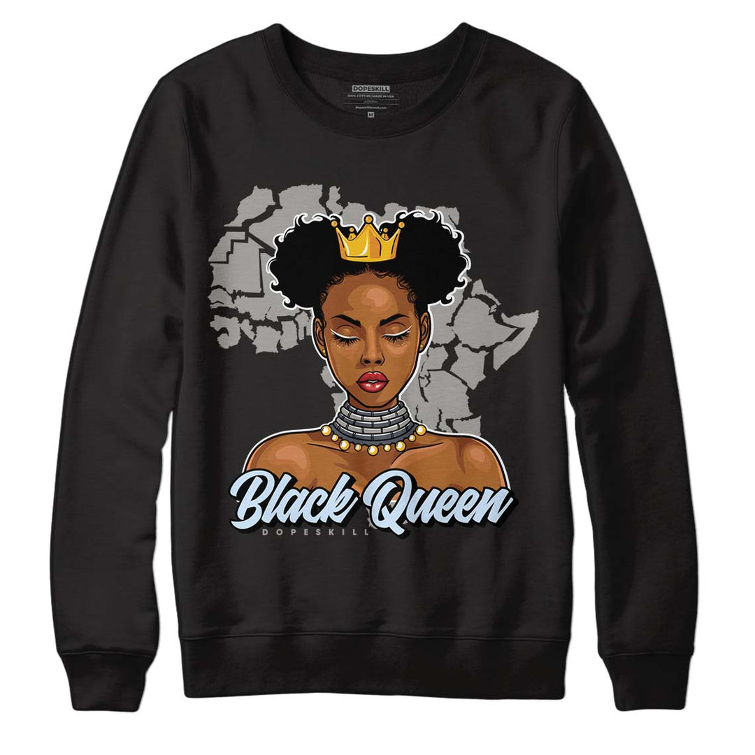 Cool Grey 6s DopeSkill Sweatshirt Black Queen Graphic