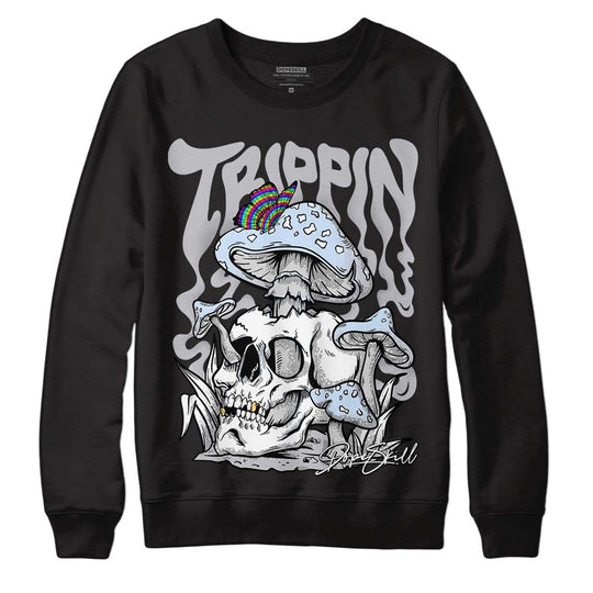 Cement Grey 11s DopeSkill Sweatshirt Trippin Graphic