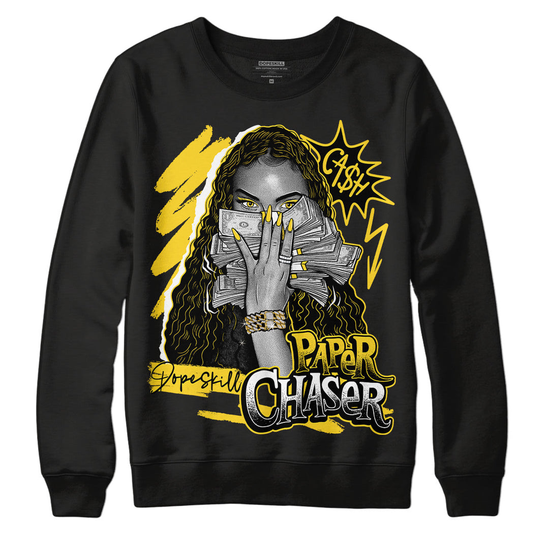 Black Tour Yellow AJ 4 Thunder DopeSkill Sweatshirt NPC Graphic