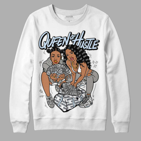 Cool Grey 6s DopeSkill Sweatshirt Queen Of Hustle Graphic