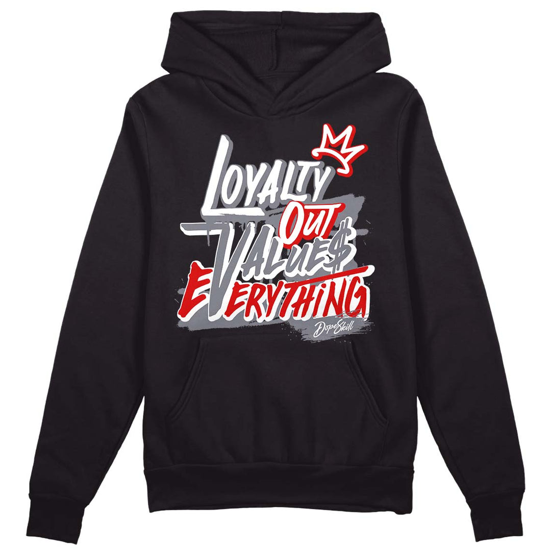 Fire Red 9s DopeSkill Hoodie Sweatshirt LOVE Graphic