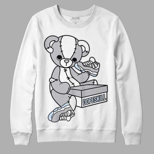 Cement Grey 11s DopeSkill Sweatshirt Sneakerhead BEAR Graphic