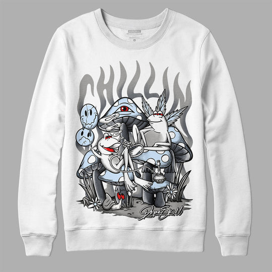 Cool Grey 6s DopeSkill Sweatshirt Chillin Graphic