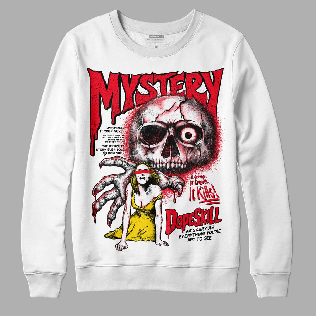 Red Thunder 4s DopeSkill Sweatshirt Mystery Ghostly Grasp Graphic