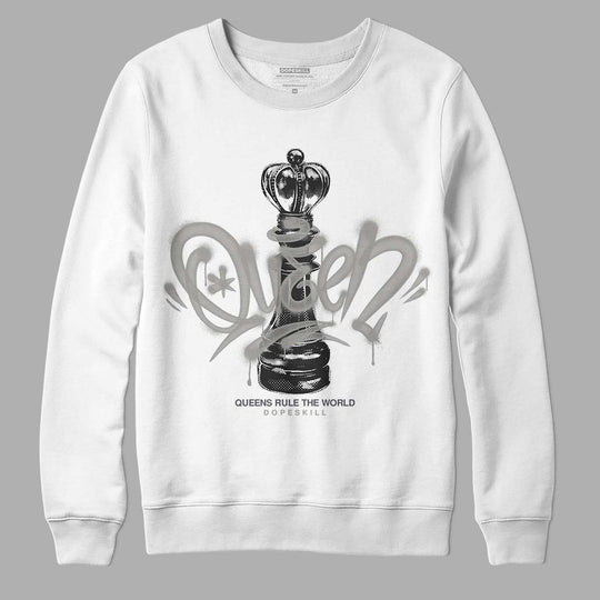 Cool Grey 11s DopeSkill Sweatshirt Queen Chess Graphic