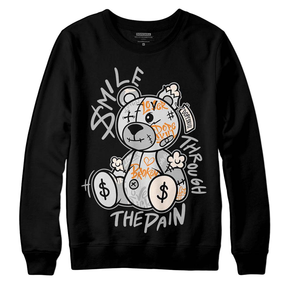 Dunk Cool Grey DopeSkill Sweatshirt Smile Through The Pain Graphic