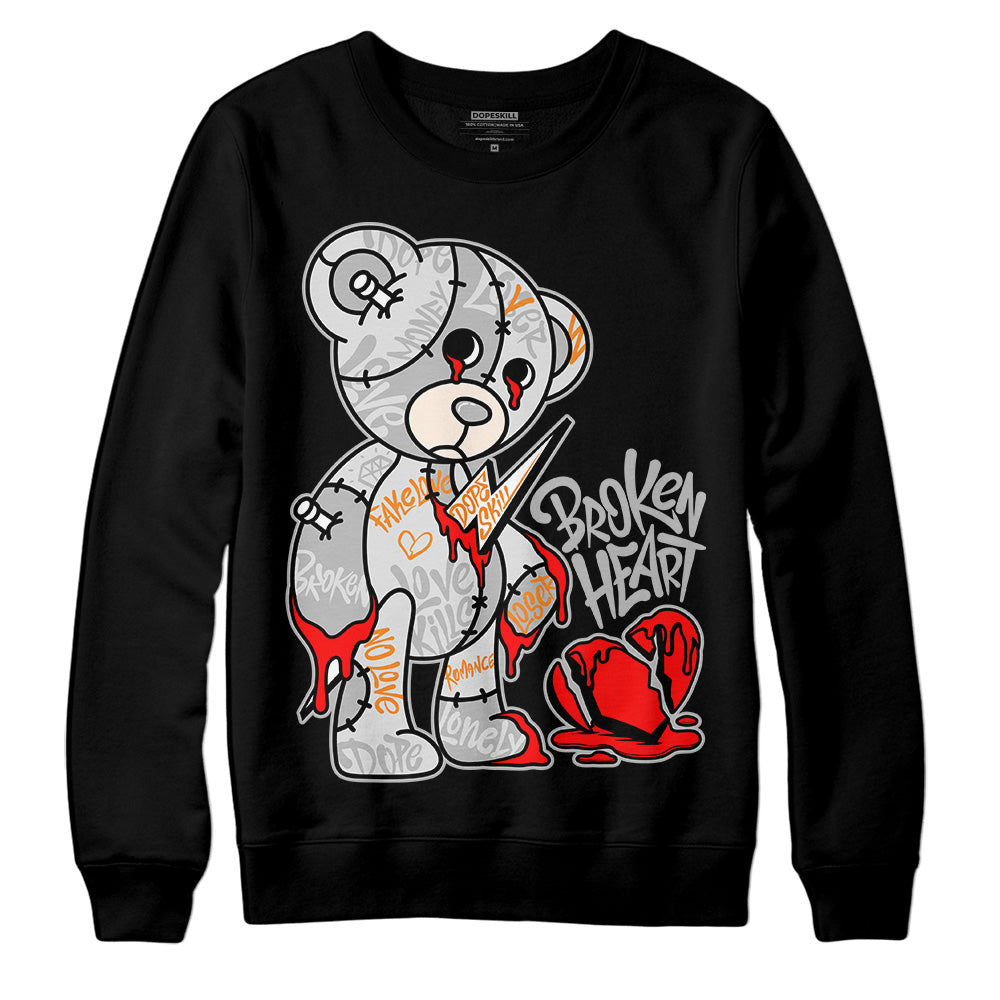 Dunk Cool Grey DopeSkill Sweatshirt Broken Heart Graphic