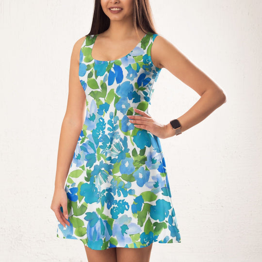 All-Over Print Women's Sleeveless Dress