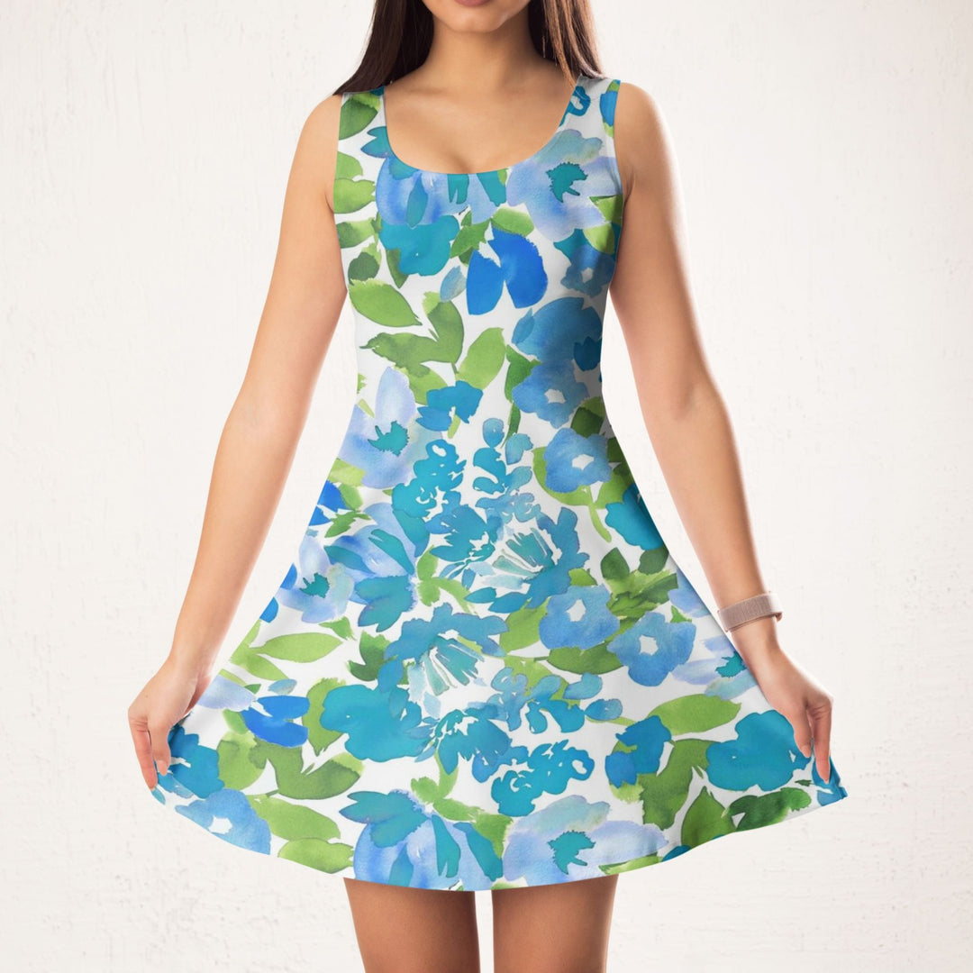 All-Over Print Women's Sleeveless Dress