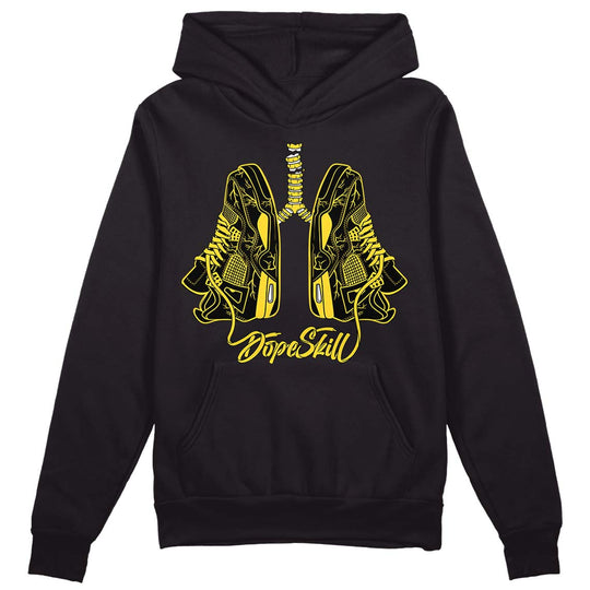 Black Tour Yellow AJ 4 Thunder DopeSkill Hoodie Sweatshirt Breathe Graphic