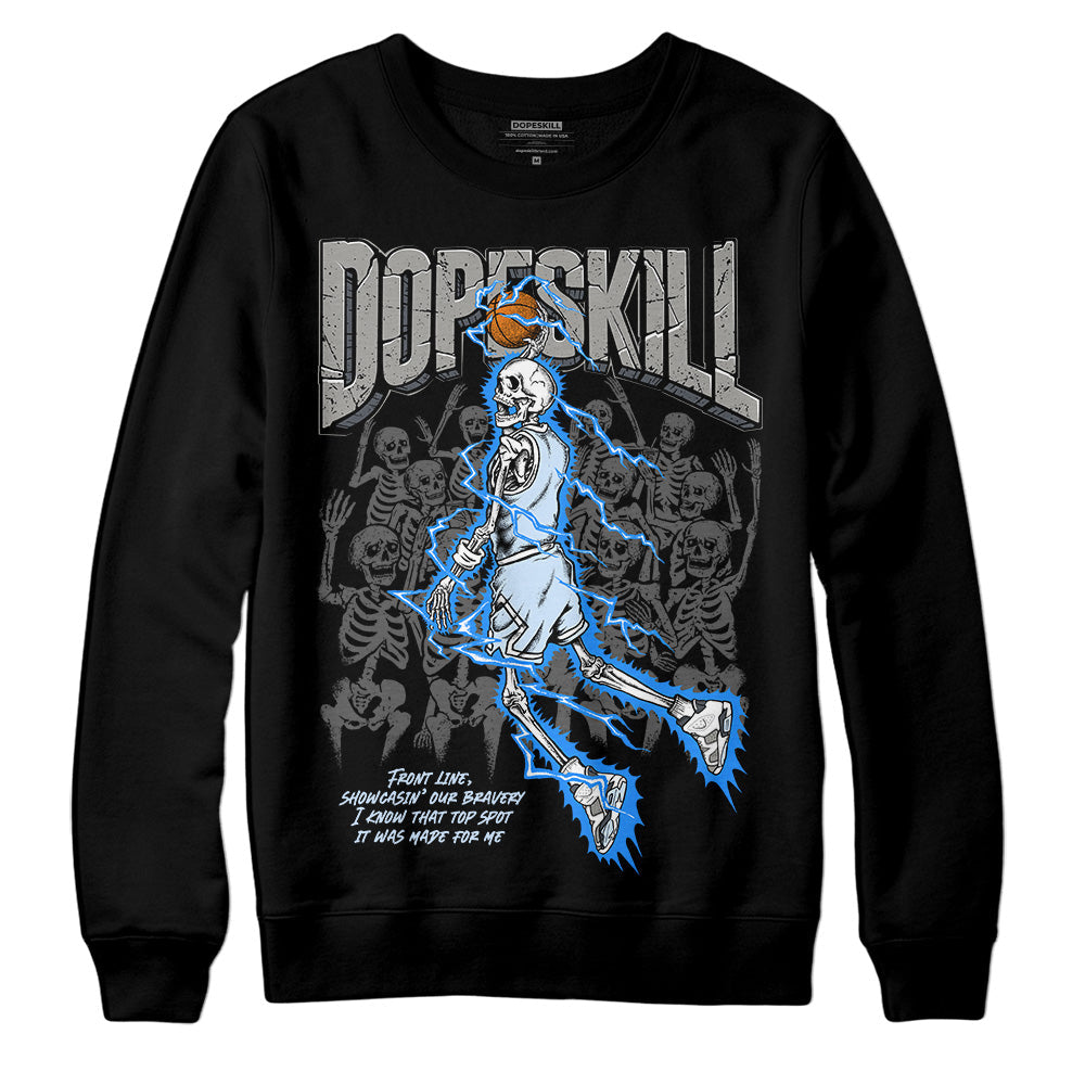 Cool Grey 6s DopeSkill Sweatshirt Thunder Dunk Graphic