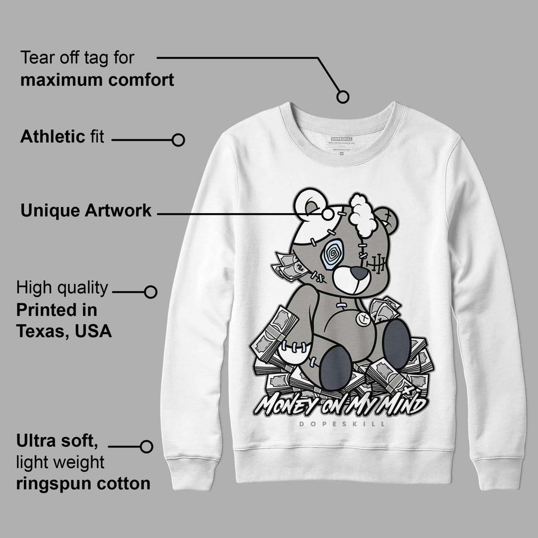 Cool Grey 6s DopeSkill Sweatshirt MOMM Bear Graphic