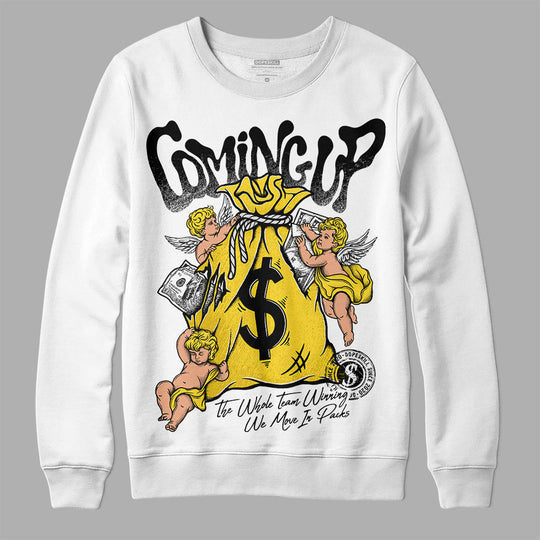 Black Tour Yellow AJ 4 Thunder DopeSkill Sweatshirt Money Bag Coming Up Graphic