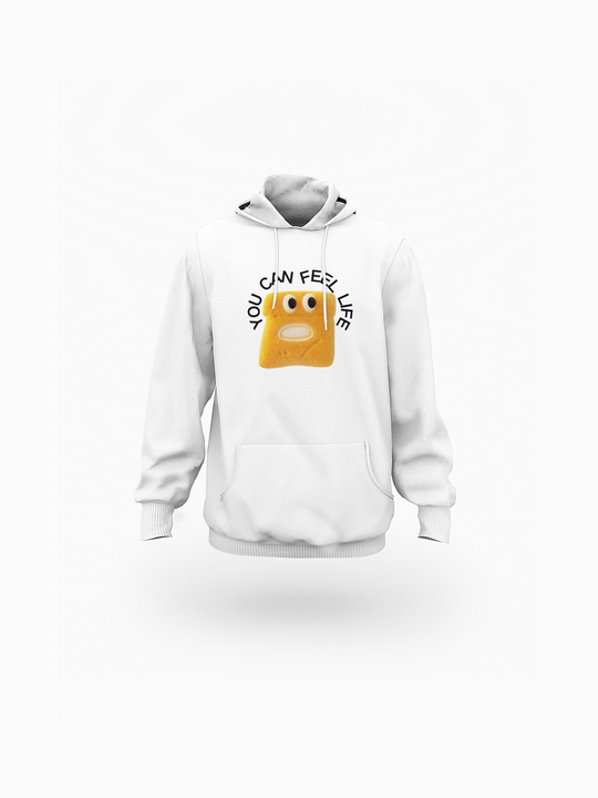 Eco-friendly Biscuit Print Unisex Pullover Hoodie