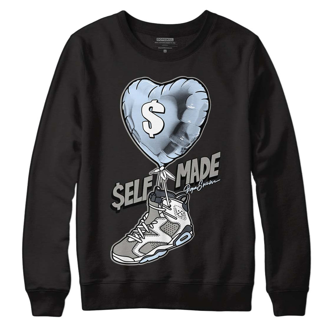 Cool Grey 6s DopeSkill Sweatshirt Self Made Graphic