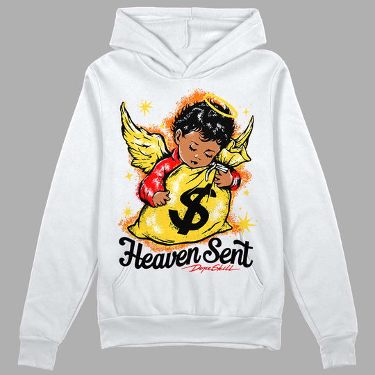 Black Tour Yellow AJ 4 Thunder DopeSkill Hoodie Sweatshirt Heaven Sent Graphic