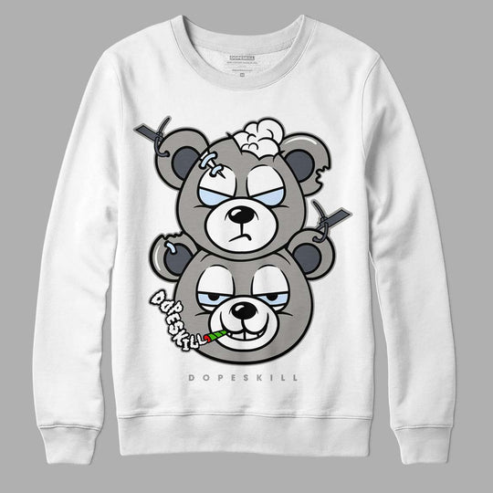 Cool Grey 6s DopeSkill Sweatshirt New Double Bear Graphic