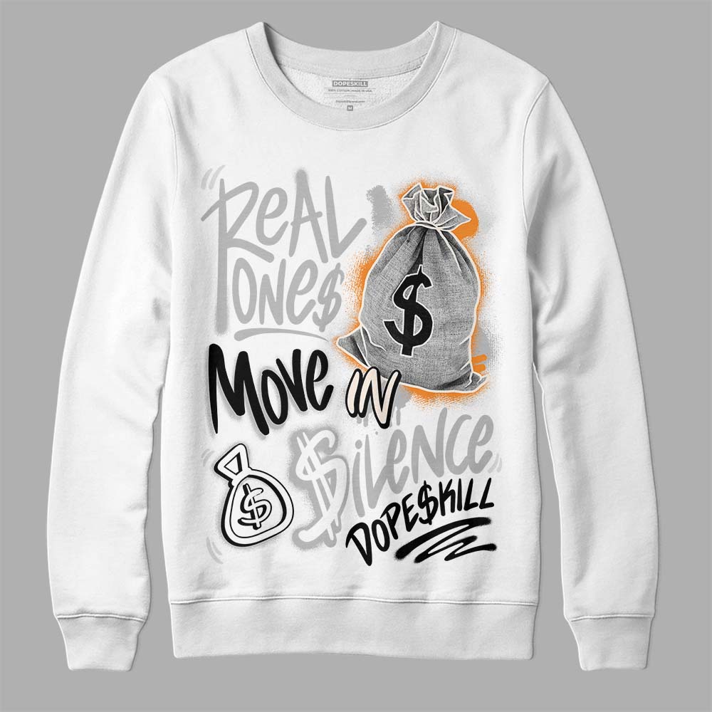 Dunk Cool Grey DopeSkill Sweatshirt Real Ones Move In Silence Graphic