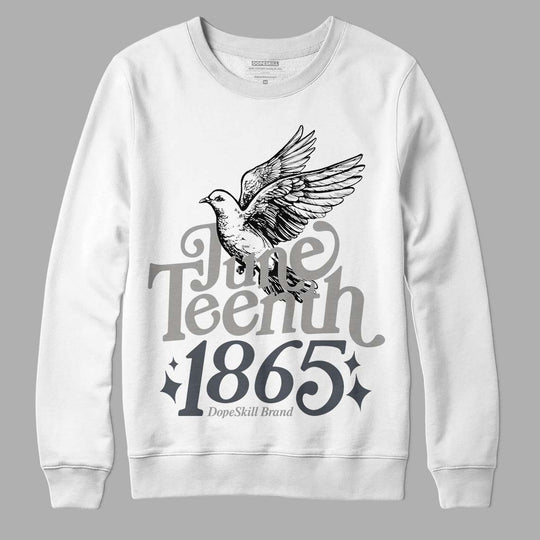 Cool Grey 11s DopeSkill Sweatshirt Juneteenth 1865 Graphic