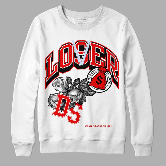 Cherry 11s DopeSkill Sweatshirt Loser Lover Graphic