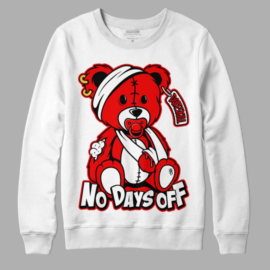 Cherry 11s DopeSkill Sweatshirt Hurt Bear Graphic