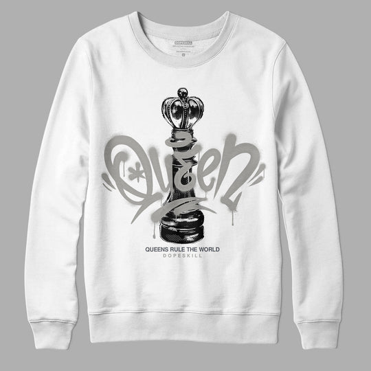 Cool Grey 6s DopeSkill Sweatshirt Queen Chess Graphic